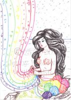 Rainbow Knitting